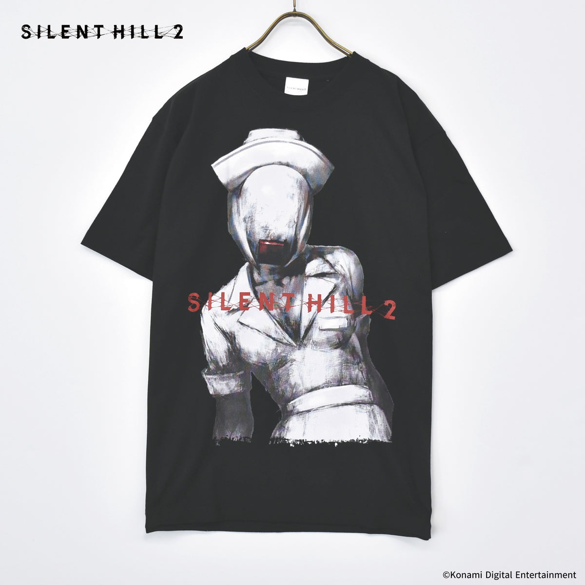【11月末より順次発送】 SILENT HILL 2【サイレントヒル２】バブルヘッドナース Tシャツ