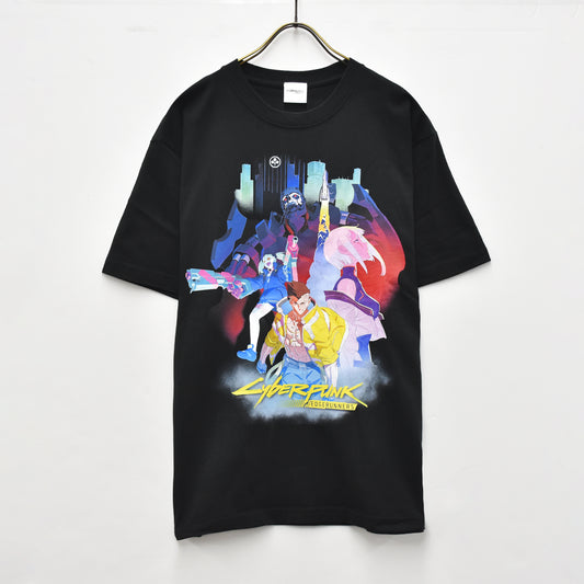 Cyberpunk: Edgerunners 【サイバーパンク: エッジランナーズ】 エッジランナー集合Tシャツ