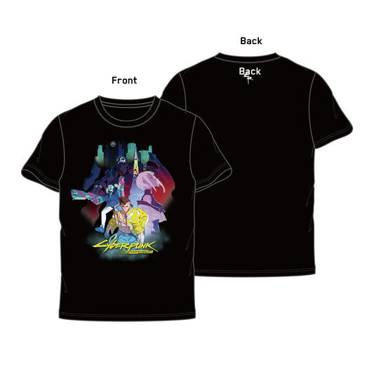Cyberpunk: Edgerunners 【サイバーパンク: エッジランナーズ】 エッジランナー集合Tシャツ