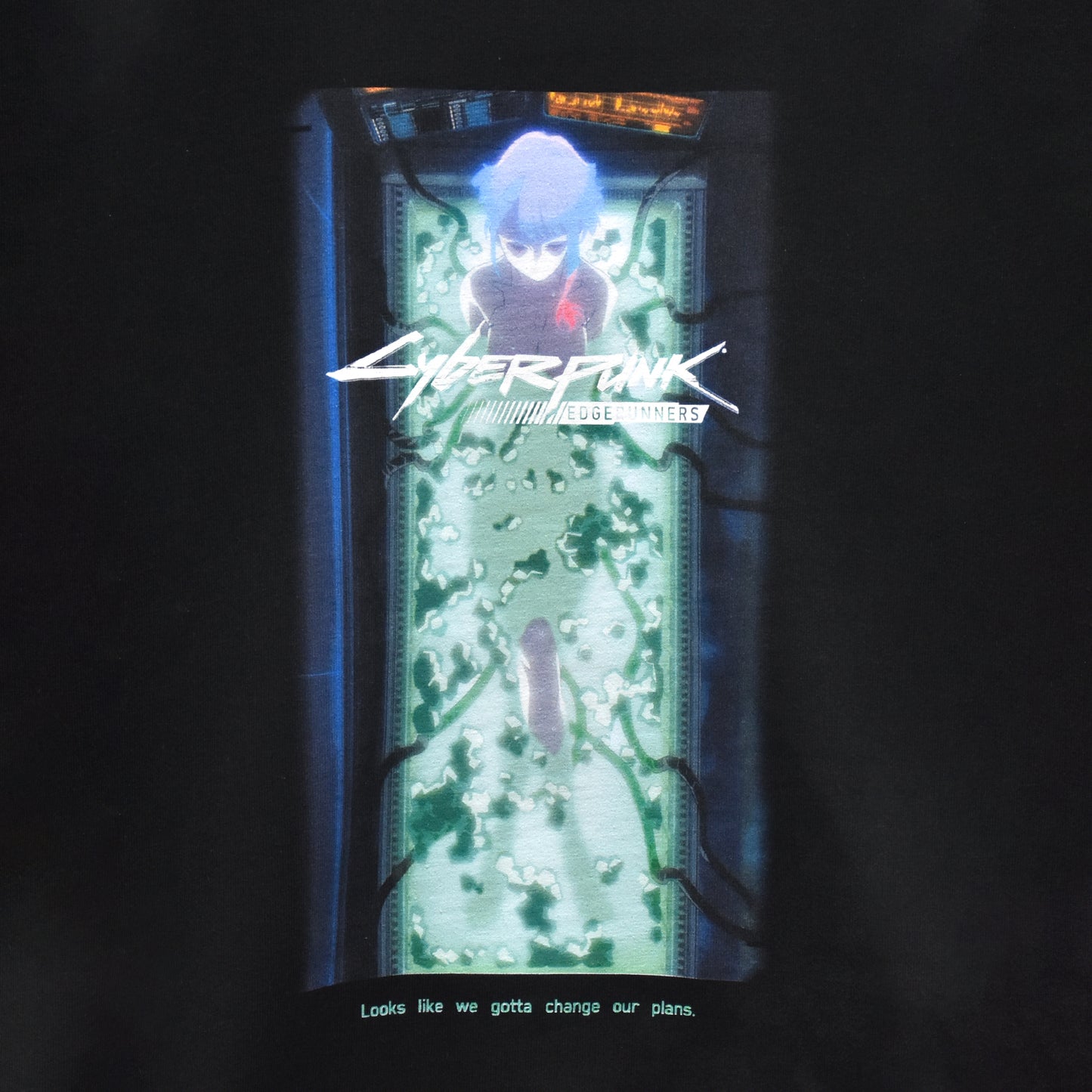 [Pre-order, ships late October] Cyberpunk: Edgerunners Lucy Netrunner T-Shirt