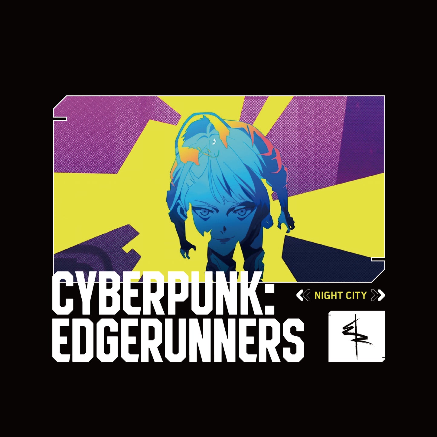 Cyberpunk: Edgerunners 【サイバーパンク: エッジランナーズ】 デイヴィッド&ルーシー オープニングビジュアル Tシャツ