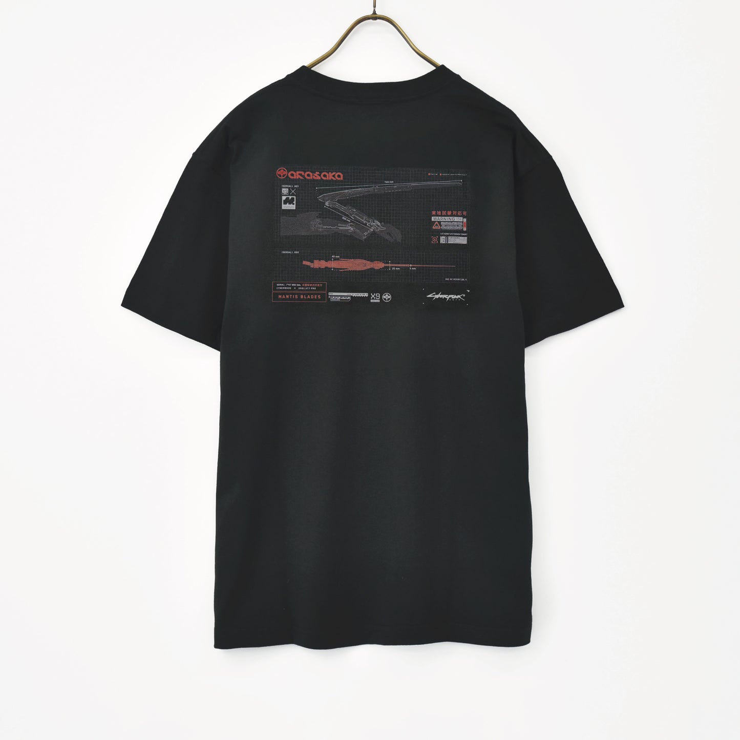 Cyberpunk 2077【サイバーパンク2077】マンティスブレード Tシャツ