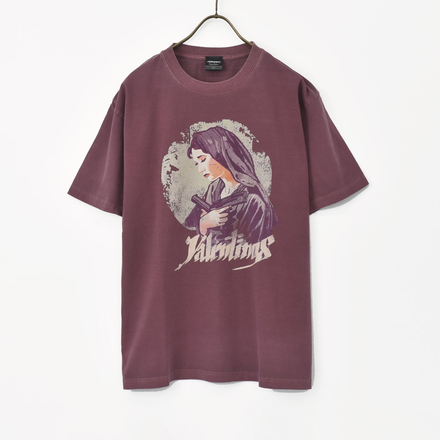 Cyberpunk 2077【サイバーパンク2077】ヴァレンティーノス ヴィンテージ調Tシャツ