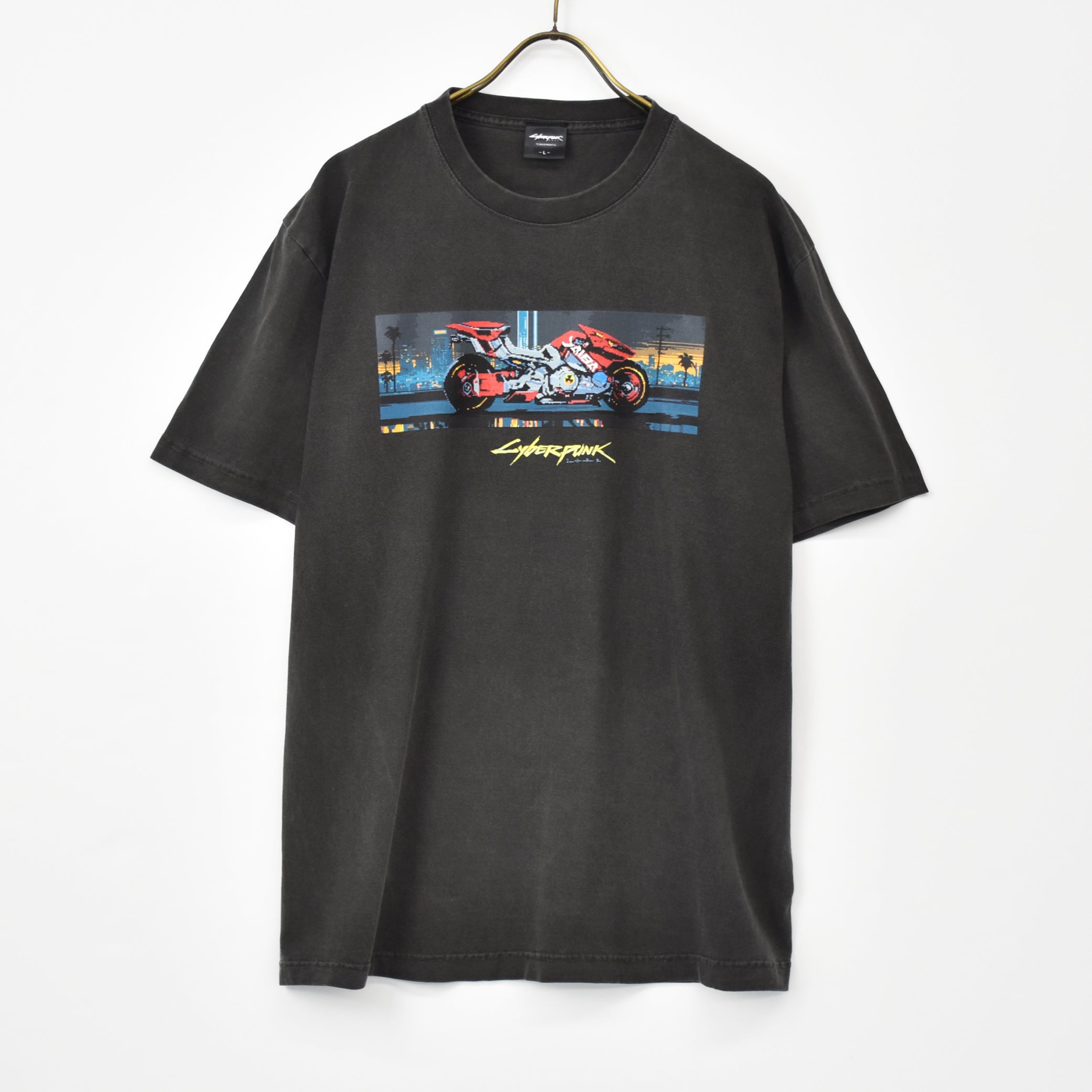 Cyberpunk 2077 YAIBA Vintage-style T-Shirt – 【公式】 BLACK