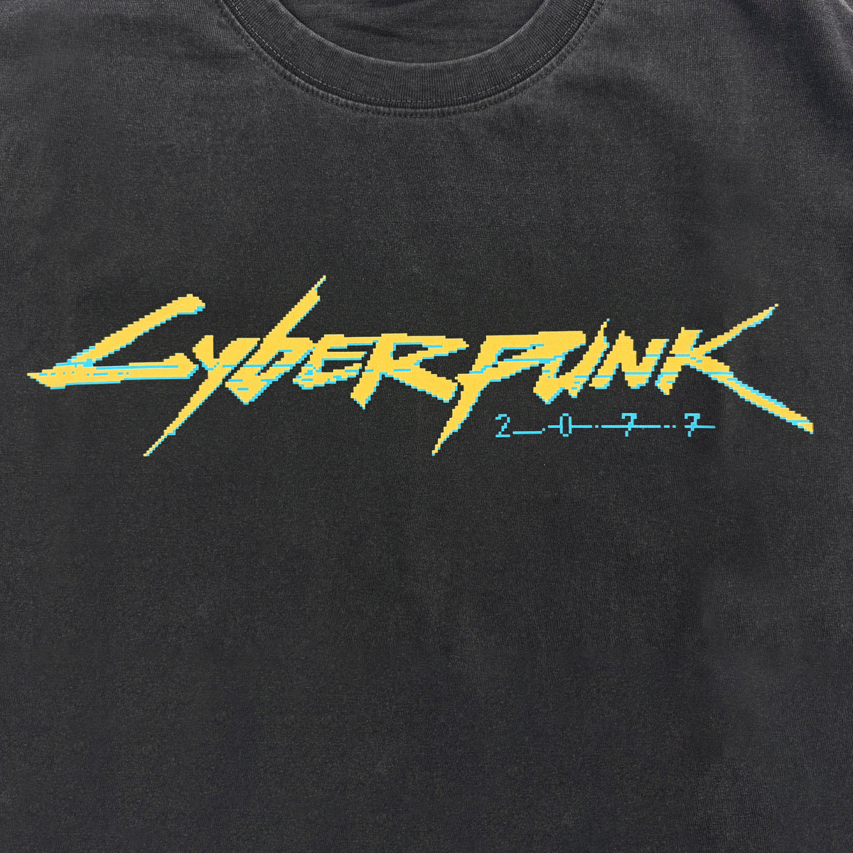 【11月末より順次発送】 Cyberpunk 2077【サイバーパンク2077】 QUADRA ヴィンテージ調Tシャツ