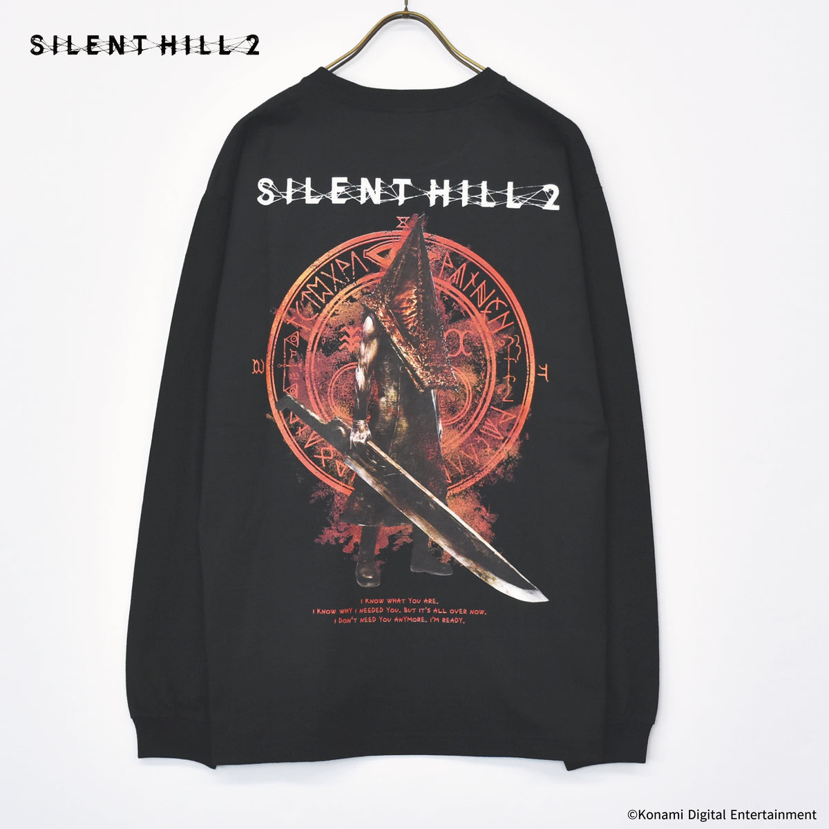 【11月末より順次発送】 SILENT HILL 2【サイレントヒル２】レッドピラミッドシング ロングTシャツ