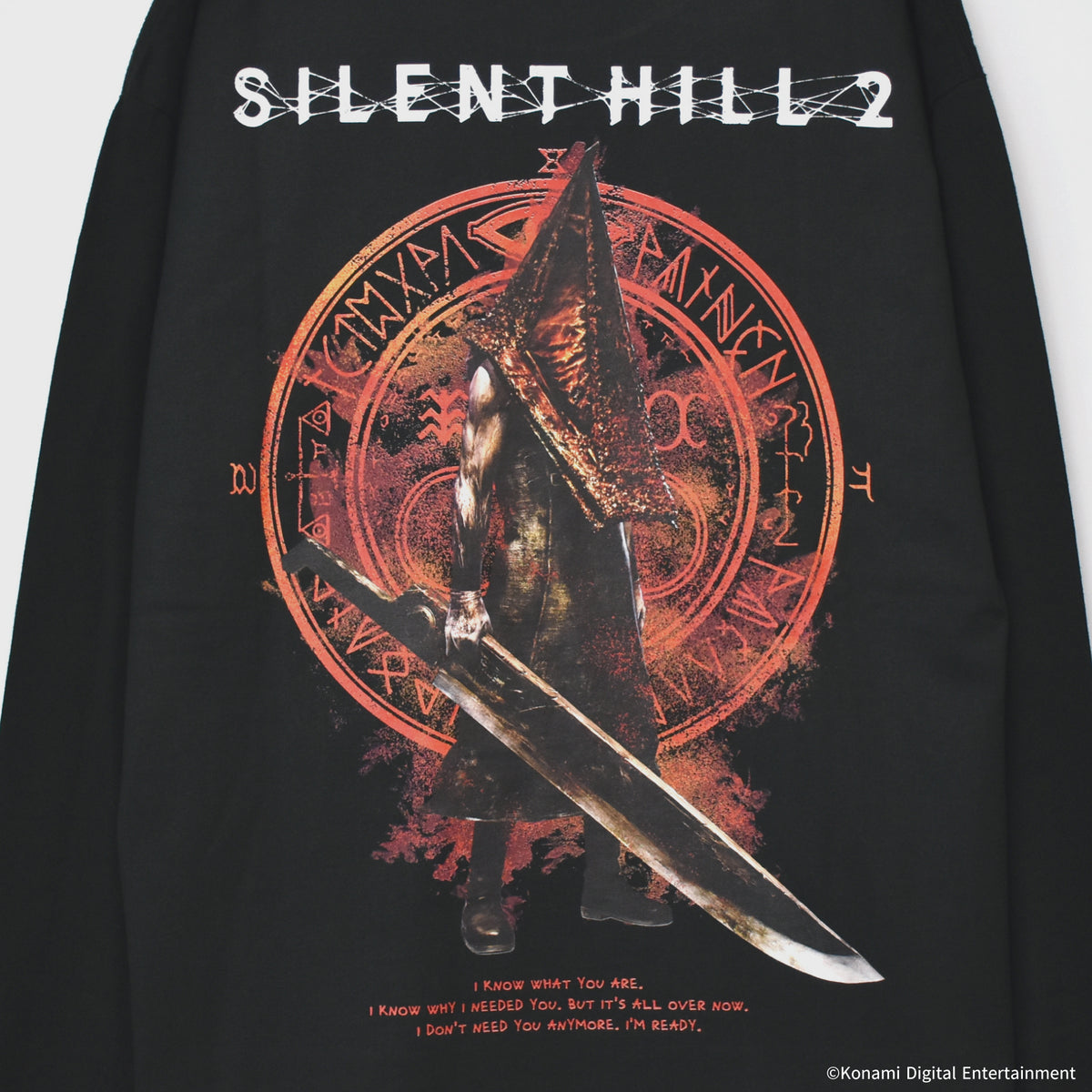 【11月末より順次発送】 SILENT HILL 2【サイレントヒル２】レッドピラミッドシング ロングTシャツ