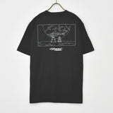 【11月末より順次発送】 Cyberpunk: Edgerunners【サイバーパンク: エッジランナーズ】 シルエット ムーン Tシャツ (ブラック)