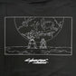 【11月末より順次発送】 Cyberpunk: Edgerunners【サイバーパンク: エッジランナーズ】 シルエット ムーン Tシャツ (ブラック)
