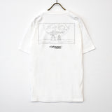【11月末より順次発送】 Cyberpunk: Edgerunners【サイバーパンク: エッジランナーズ】 シルエット ムーン Tシャツ (ホワイト)