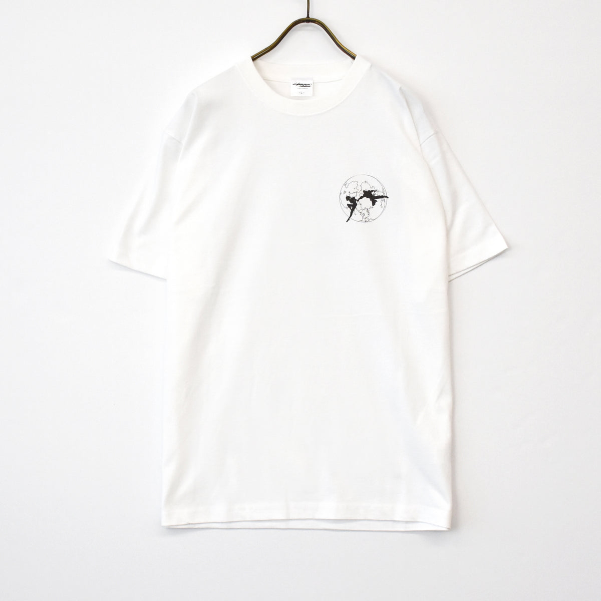 【11月末より順次発送】 Cyberpunk: Edgerunners【サイバーパンク: エッジランナーズ】 シルエット ムーン Tシャツ (ホワイト)