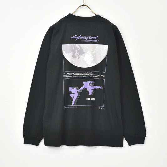 【11月末より順次発送】 Cyberpunk: Edgerunners【サイバーパンク: エッジランナーズ】 LIKE A BOY ロングTシャツ