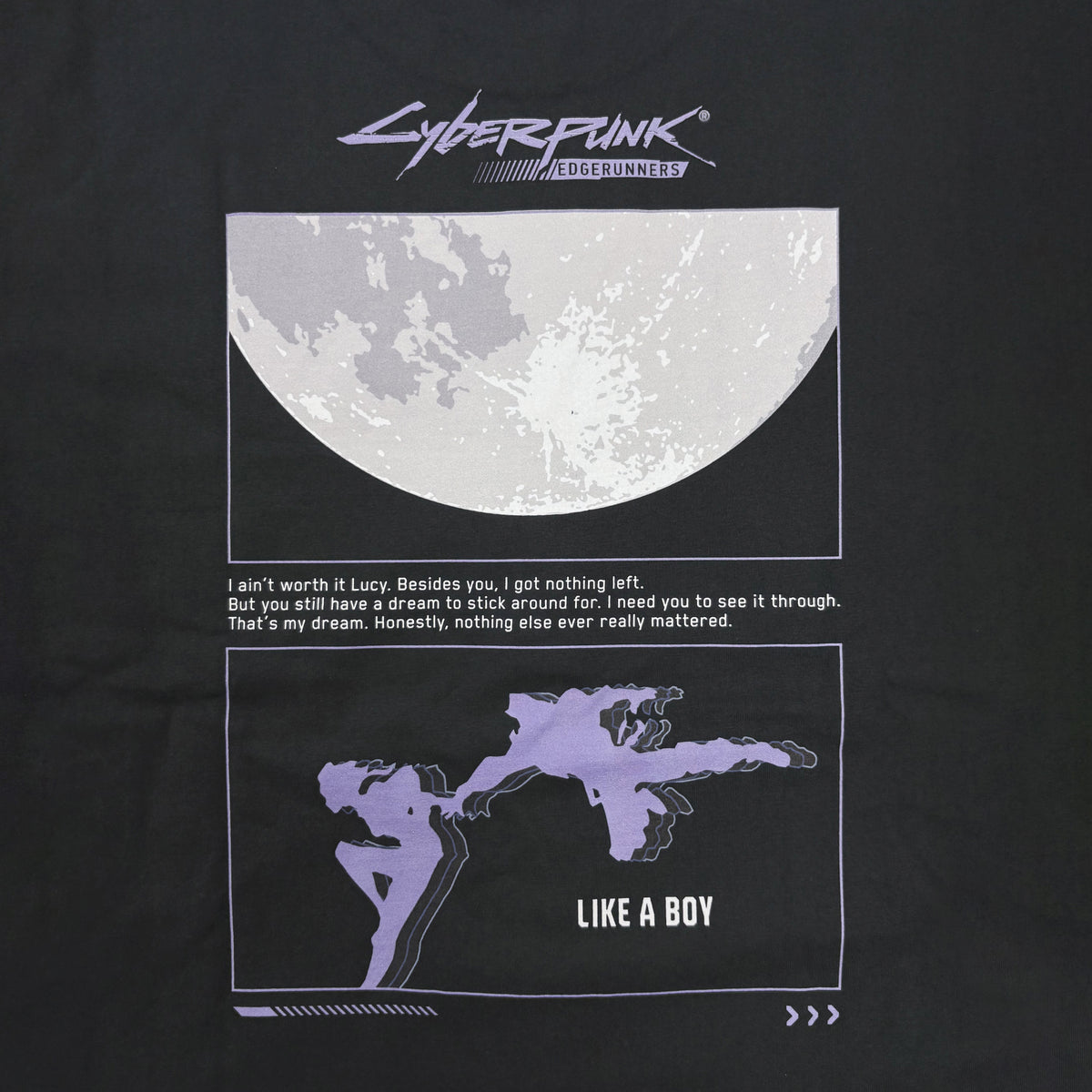 【11月末より順次発送】 Cyberpunk: Edgerunners【サイバーパンク: エッジランナーズ】 LIKE A BOY ロングTシャツ