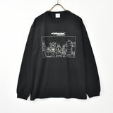 【11月末より順次発送】 Cyberpunk: Edgerunners【サイバーパンク: エッジランナーズ】 メインズ・クルー 線画 ロングTシャツ