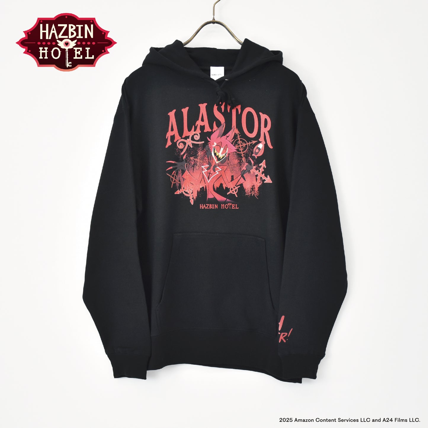 HAZBIN HOTEL Alastor Back Print Pullover Hoodie
