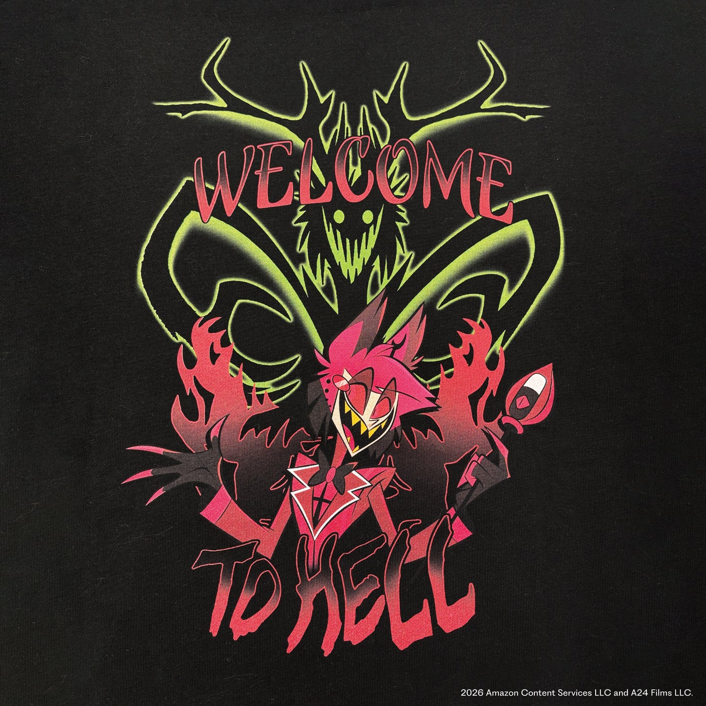 HAZBIN HOTEL 【ハズビンホテル】 アラスター バックプリント プルパーカー