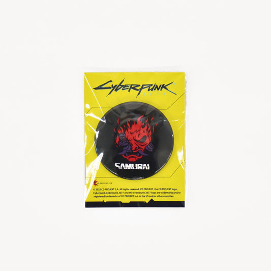 Cyberpunk 2077【サイバーパンク2077】SAMURAI ロゴ缶バッヂ