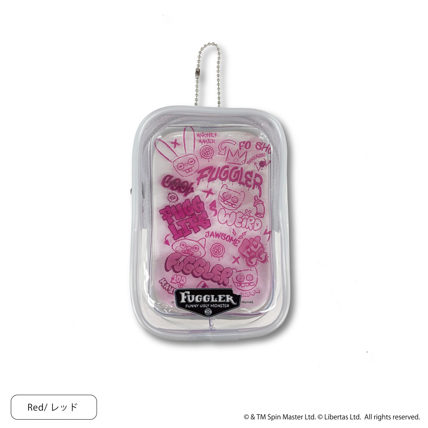 Fuggler Anoid Key Ring, Gray (Budgie Series)