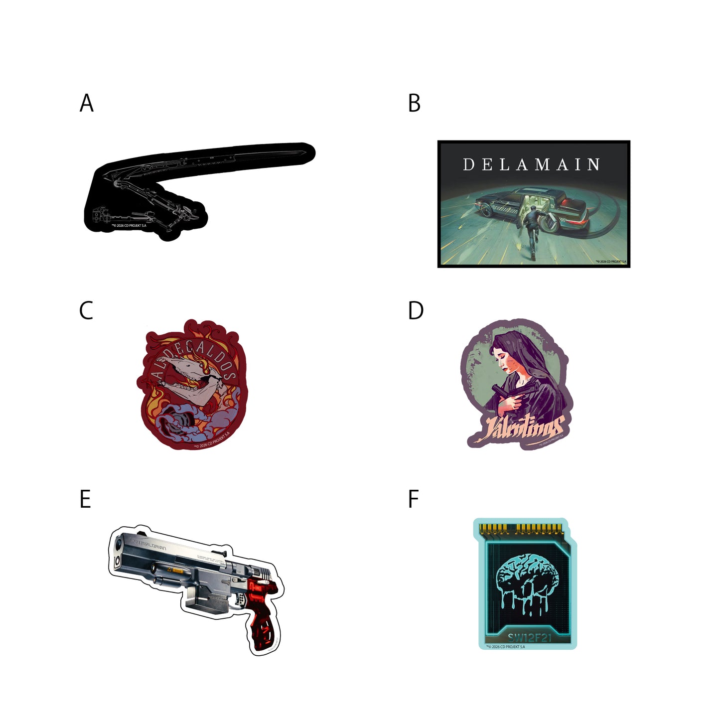 Cyberpunk 2077【サイバーパンク2077】ダイカットステッカー