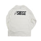 6SIEGE 【シックスシージ】 バックロゴロングTシャツ ホワイト