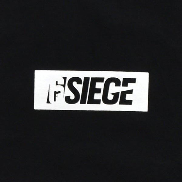 6SIEGE 【シックスシージ】 バックロゴロングTシャツ ブラック