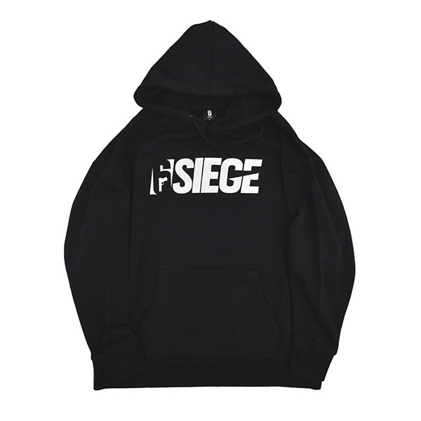 6SIEGE 【シックスシージ】 ロゴプルパーカー ブラック