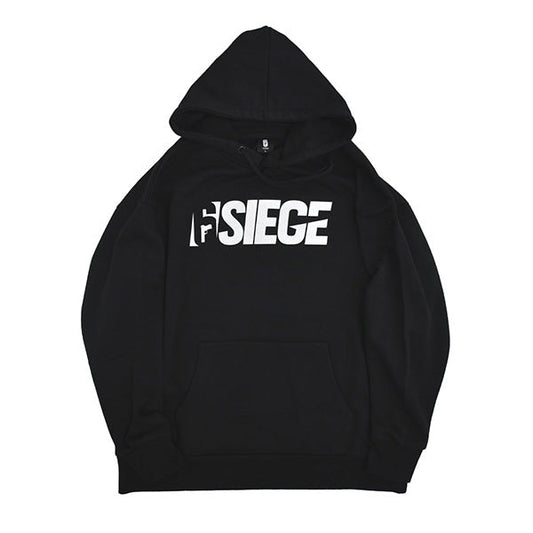 6SIEGE 【シックスシージ】 ロゴプルパーカー ブラック
