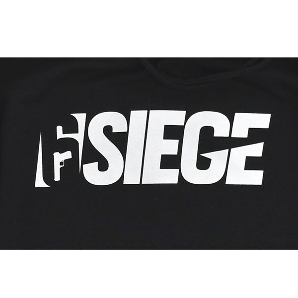 6SIEGE 【シックスシージ】 ロゴプルパーカー ブラック
