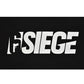 6SIEGE 【シックスシージ】 ロゴフルZIPプルパーカー ブラック