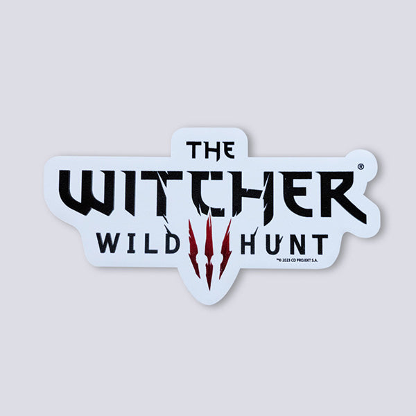 The Witcher 3 【ウィッチャー3】  ダイカットステッカー（ロゴ白）