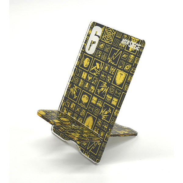 6SIEGE 【シックスシージ】ICONIC YELLOW アクリルスマートフォンスタンド