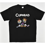 【11月末より順次発送】 CUPHEAD【カップヘッド】デビル カップヘッド＆マグマン Tシャツ